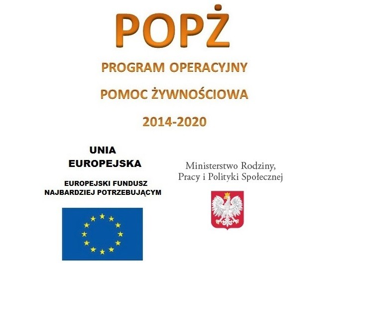 TERMIN WYDAWANIA PACZEK ŻYWNOŚCIOWYCH  W PUNKCIE DORAŻNEJ POMOCY